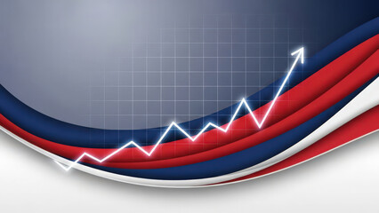 Financial growth depicted through dynamic visualizations