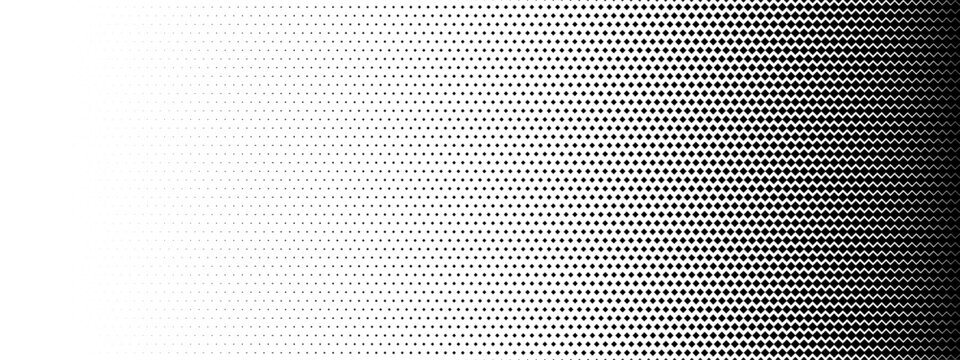 Fade rhombus lattice with diamond pattern dot and halftone square gradient. Texture triangle rectangle with cool fade vector and disappearing geometry effect. Disintegration bubble fade with line.
