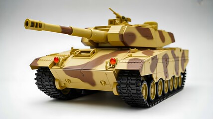Military tank army warfare combat vehicle toy model concept