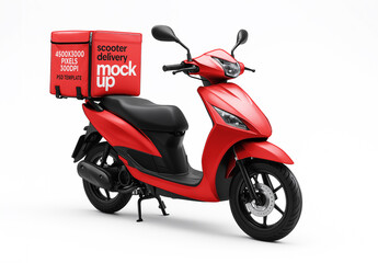 Delivery Bike Mockup