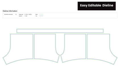 mesh shorts dieline template box dieline die lines packaging custom dieline  box cardboard box dieline pizza box dieline printable product packaging layout,