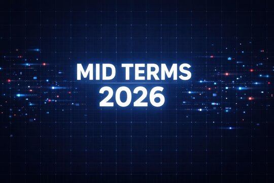 Digital Midterm Elections 2026 Graphic Design