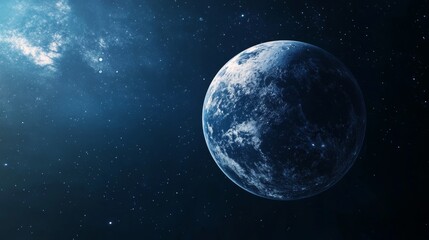 Fototapeta premium Night Sky with Earth
