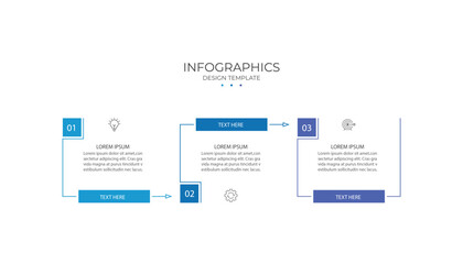 Vector Infographic label design template with icons and 3 options or steps. for your business data. Vector Illustration.