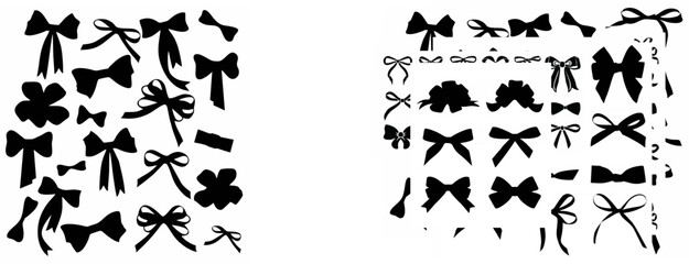 Black and white silhouette im...