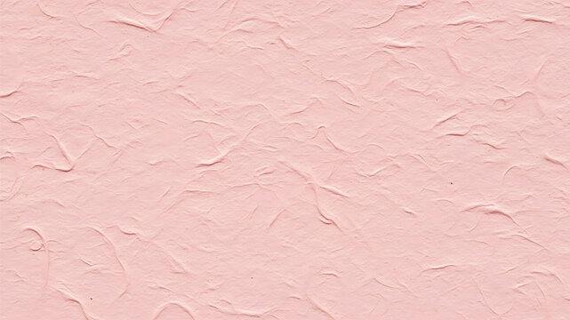Abstract light pink handmade paper texture or soft plaster wall background