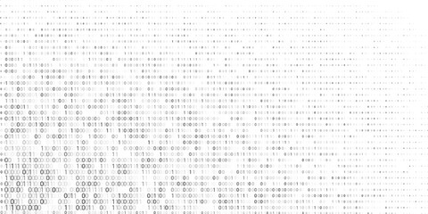 Stream binary code. Binary code matrix. Background on screen from numbers 0 and 1. Computer matrix. Numbers on screen. Binary code. Graphic data, decryption, algorithm, encryption element.