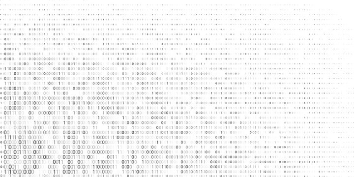 Stream binary code. Binary code matrix. Background on screen from numbers 0 and 1. Computer matrix. Numbers on screen. Binary code. Graphic data, decryption, algorithm, encryption element.