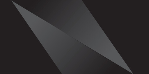 Fototapeta premium Latar belakang abstrak premium hitam minimalis dengan elemen geometris gradien gelap mewah. Latar belakang yang kaya untuk desain eksklusif. - Vektor