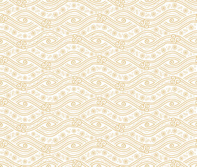 Japanese water wave seamless background