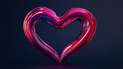 Abstract love symbol in artistic lighting conceptual style gigapixel scale emotionally inspired artwork