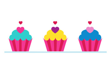 colorful birthday cake