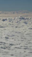 sky, clouds, nature, cold, landscape, cloud, ice, white, fly, day, from above, flying, blue, space, season, high, view, weather, air, frozen, texture, travel