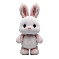Obraz premium Cute Plush Bunny PNG
