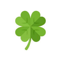 Four-leaf clover, a symbol of good luck and Irish heritage.