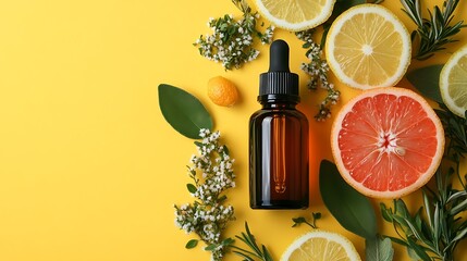 Citrus essential oil display