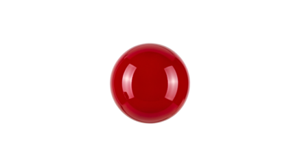 Shiny Red Sphere on Black Background ball glossy