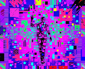 abstract colorful background with squares