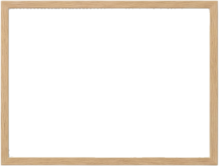 A black chalkboard with a wooden frame for writing notes