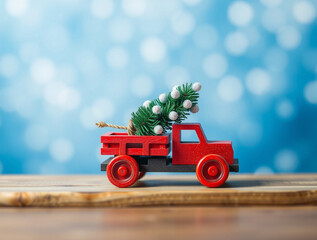 christmas toy tractor