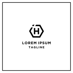 ih or hi hexagon logo