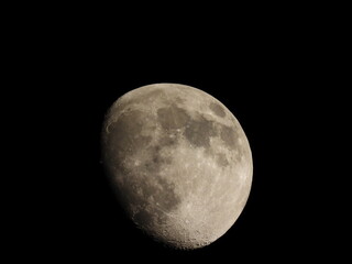 night half moon landscape Photograph