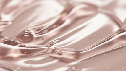 Close-up of glossy, translucent substance