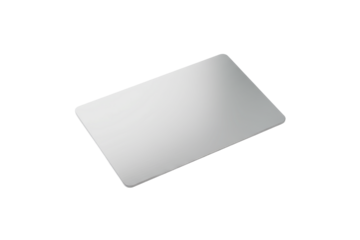 Minimalist composition showcasing a sleek, smooth rectangular object with soft lighting and shadow