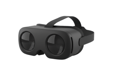 Minimalistic Rendering of a Modern Virtual Reality Headset in a Dark Setting