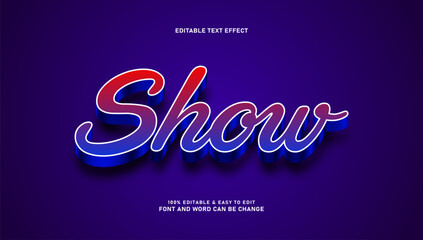 Red and Blue Gradient Script 3D Text Effect with Sand Texture