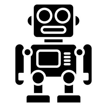 Kids Robots Icon For Design Elements