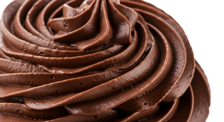 Swirl of Chocolate Frosting icing cake