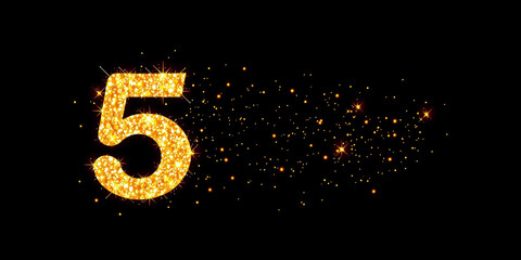 Five light background