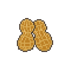 peanut bean draw pixel art