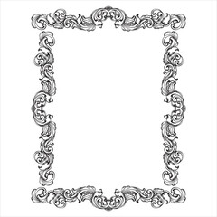 Victorian Style Ornamental Frame Artwork