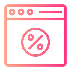 browser gradient icon