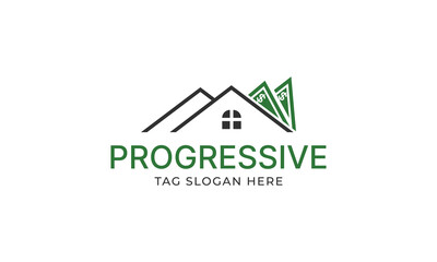 Luxury Real Estate Logo Design &ndash; Crown, House, Roof & Skyline Icon