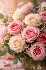 Close-up view of fresh roses in soft natural light, symbolizing love, romance, beauty, and elegance. Ideal for floral backgrounds, celebrations, and emotional concepts.

Category

Nature / Flowers