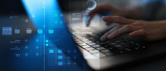 Automated Workflow and Data Visualization Interface for Digital Process Management.