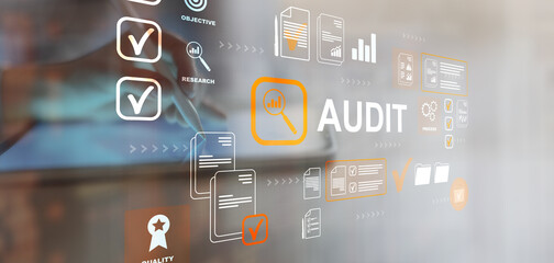 Business Audit and Financial Process Analysis on Digital Dashboard.