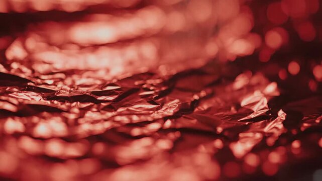 Abstract red texture with soft focus and subtle reflections