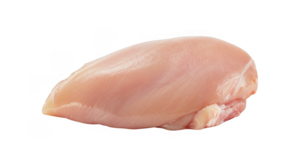 Raw Chicken Breast chicken meat isolated on a transparent background