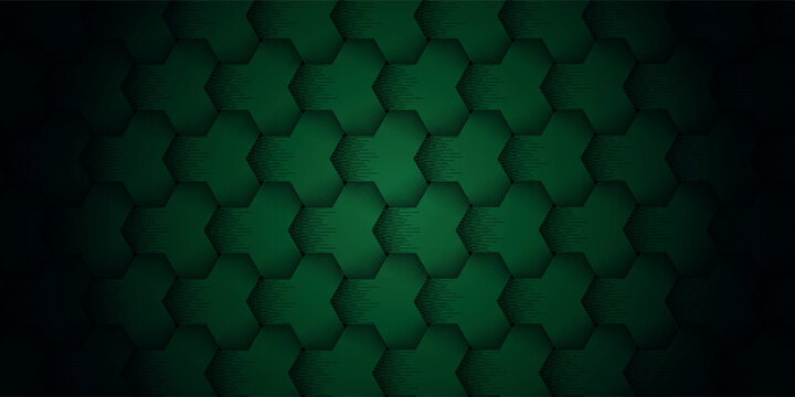 sark geometric green black abstract background. dark vector