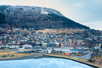 The Norwegian city and town Voss