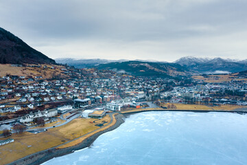 The Norwegian city and town Voss