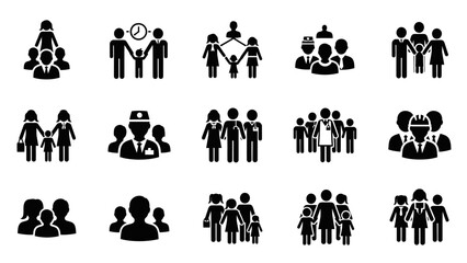 family silhouettes collection