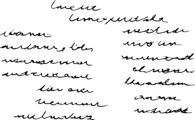 Writing letter hand drawing overlay