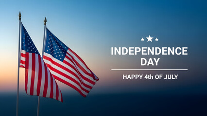 Celebrating national freedom day commemorating american independence and patriotic spirit