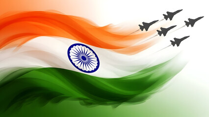 Celebrating national freedom day with patriotic spirit and air force might