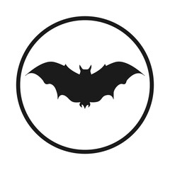 halloween bat and bats, logo, icon (1)